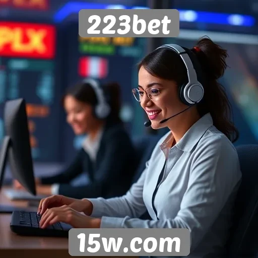 Atendimento ao cliente e suporte no site 223bet