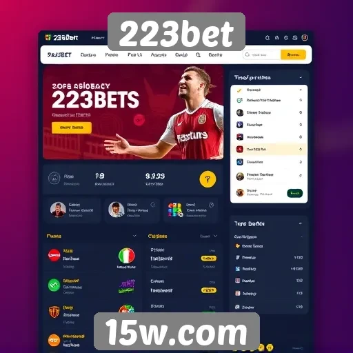 Interface do usuário do 223bet é amigável e intuitiva